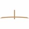 Ekena Millwork Bellingham Timber Gable Bracket, Western Red Cedar, 108"W x 31 1/2"H x 1 1/2"D x 3 1/2"F, 7/12 Pitch GBW108X31X0204BEL00SWR - alternate 1